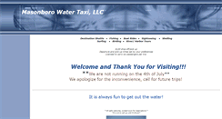 Desktop Screenshot of masonborowatertaxi.com